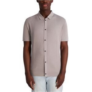 Karl Lagerfeld Mens Knit Cardigan Polo Sweater, NWT